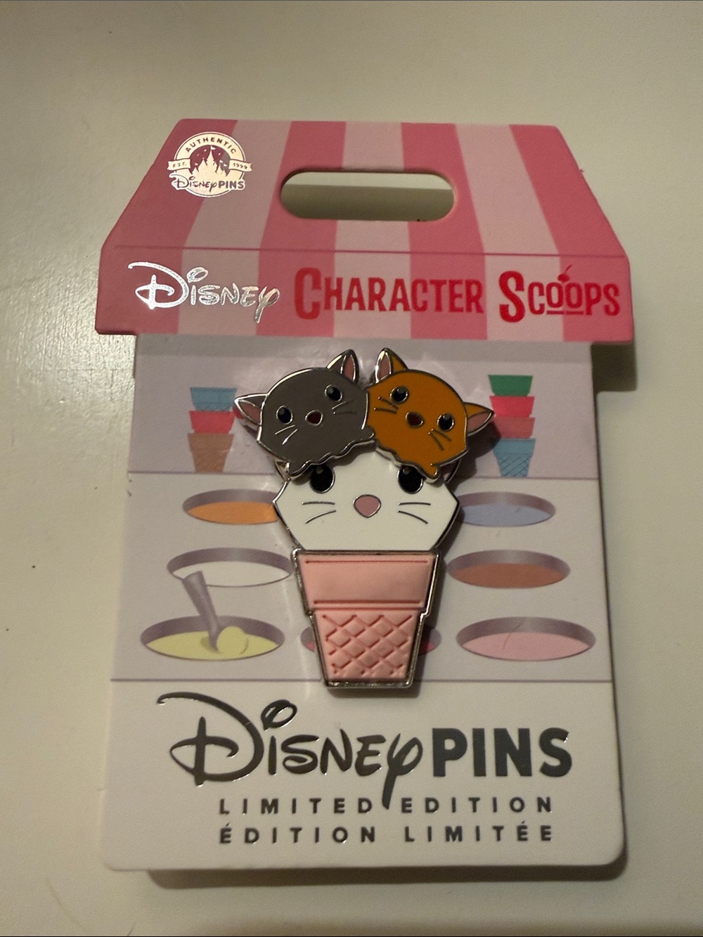 Disney Character Scoops Aristocats Enamel Pin